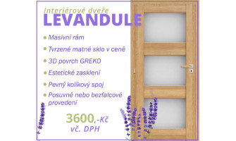 Vnitřní dveře Levandule - Cenový hit! Vnitřní dveře Levandule - Cenový hit!