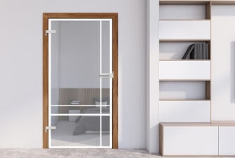 Celoskleněné dveře