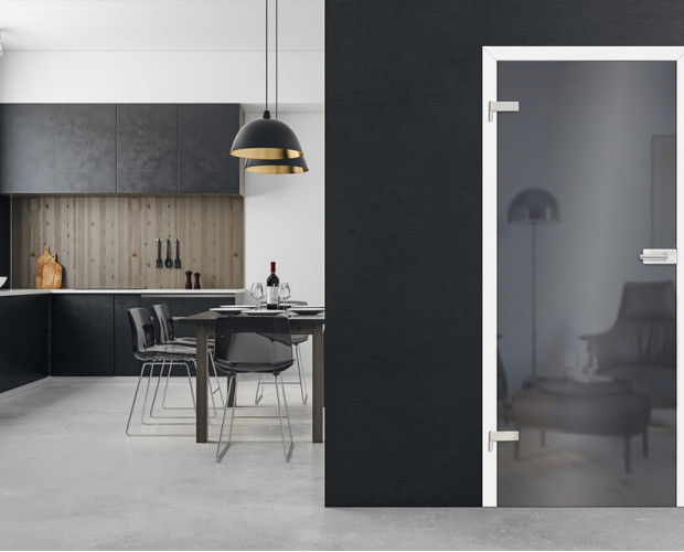 Celoskleněné dveře