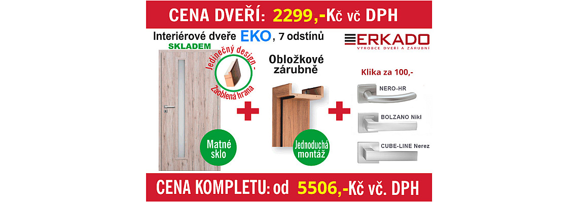 AKCE - 20% na dveře EKO