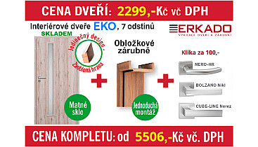AKCE - 20% na dveře EKO