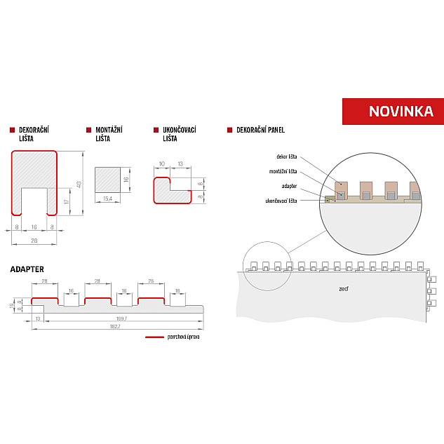 Dekorační akustické panel - ERKADO Dekorační akustické panel - ERKADO