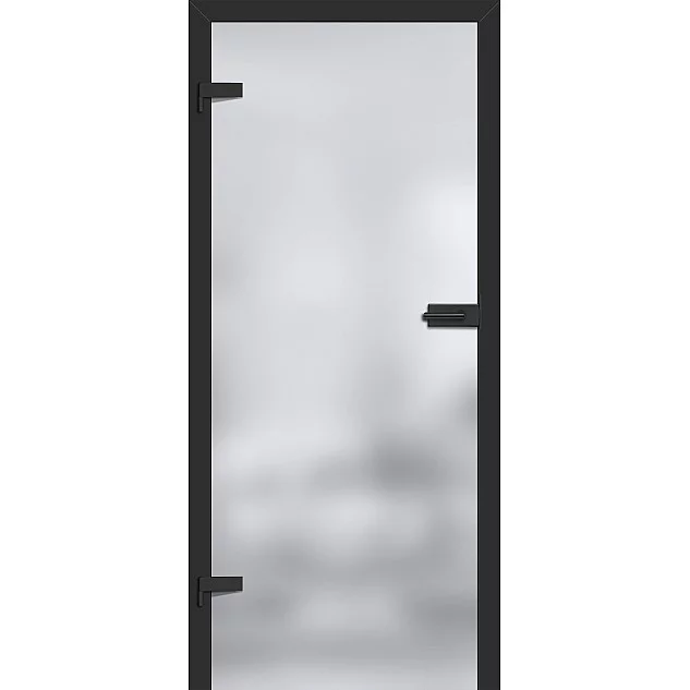Celoskleněné dveře Graf 11 - Zárubeň (Černá ST CPL)