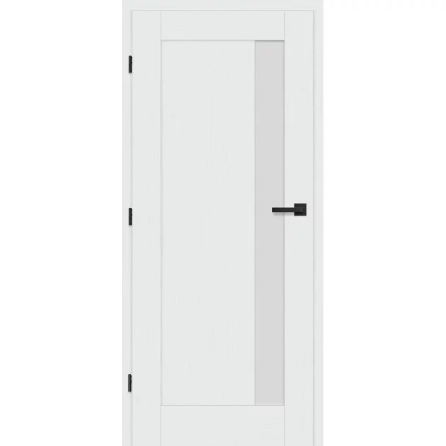 Interiérové dveře FRÉZIE 1 - Kůra bílá PREMIUM