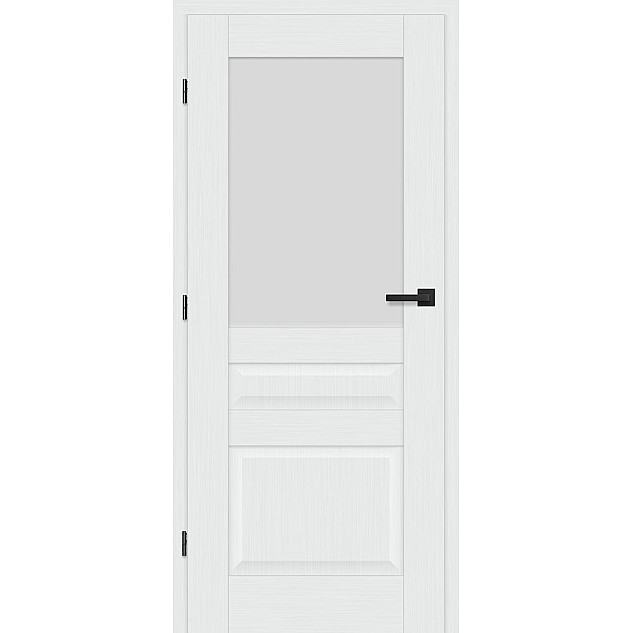 Nemézie 4 - Kůra bílá PREMIUM Interiérové dveře Nemézie 4 - Kůra bílá PREMIUM