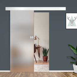 Posuvné skleněné dveře na stěnu GRAF 8 DECORMAT Posuvné skleněné dveře na stěnu GRAF 8 DECORMAT