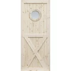 Dřevěné masivni dveře LOFT (sukové)