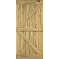 Dřevěné posuvné dveře MODERN RUSTIC K - Dub Trám Svislý Dřevěné posuvné dveře MODERN RUSTIC K - Dub Trám Svislý