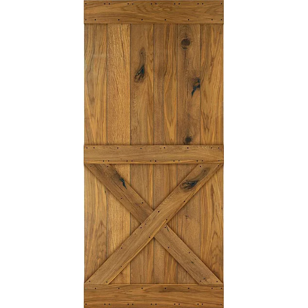 Dřevěné posuvné dveře MODERN RUSTIC X - Dub Bronz Dřevěné posuvné dveře MODERN RUSTIC X - Dub Bronz