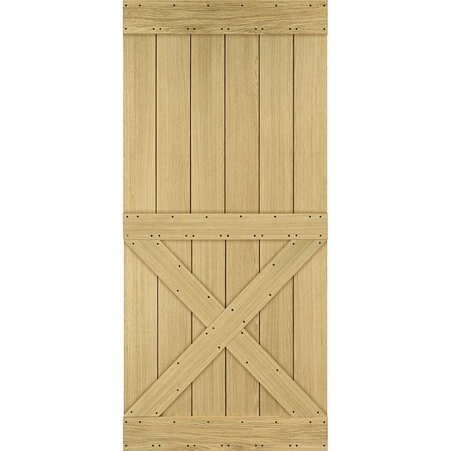 Dřevěné posuvné dveře MODERN RUSTIC X - Dub Fladr Dřevěné posuvné dveře MODERN RUSTIC X - Dub Fladr
