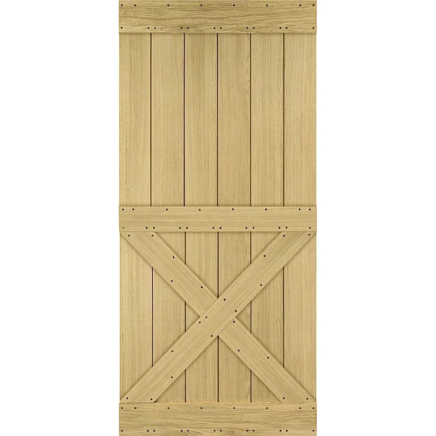 Dřevěné posuvné dveře MODERN RUSTIC X - Dub Fladr Dřevěné posuvné dveře MODERN RUSTIC X - Dub Fladr