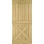 Dřevěné posuvné dveře MODERN RUSTIC X - Dub Fladr Dřevěné posuvné dveře MODERN RUSTIC X - Dub Fladr