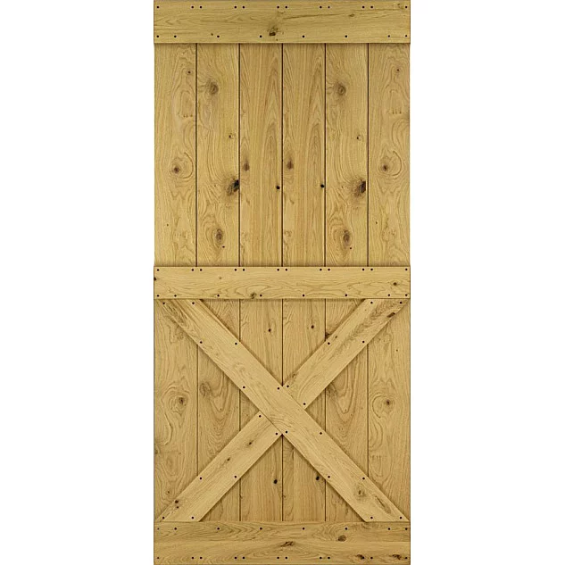 Dřevěné posuvné dveře MODERN RUSTIC X - Dub Rustik Dřevěné posuvné dveře MODERN RUSTIC X - Dub Rustik