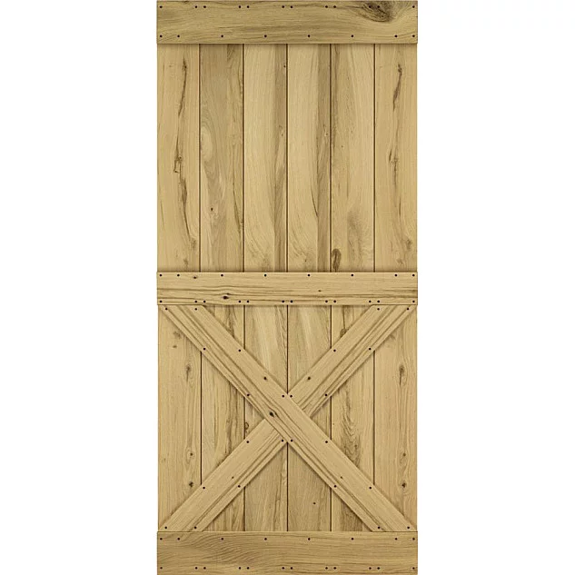 Dřevěné posuvné dveře MODERN RUSTIC X - Dub Trám Svislý Dřevěné posuvné dveře MODERN RUSTIC X - Dub Trám Svislý