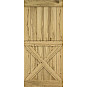 Dřevěné posuvné dveře MODERN RUSTIC X - Dub Trám Svislý Dřevěné posuvné dveře MODERN RUSTIC X - Dub Trám Svislý
