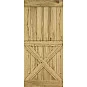 Dřevěné posuvné dveře MODERN RUSTIC X - Dub Trám Svislý Dřevěné posuvné dveře MODERN RUSTIC X - Dub Trám Svislý