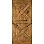 Dřevěné posuvné dveře MODERN RUSTIC XX - Dub Bronz Dřevěné posuvné dveře MODERN RUSTIC XX - Dub Bronz