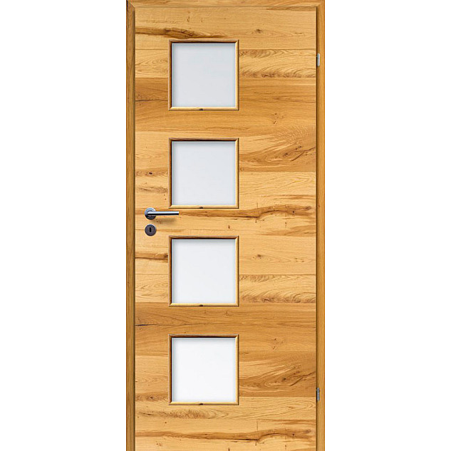 Dřevěné dveře MODERN 10/H - Dub Trám Svislý Dřevěné dveře MODERN 10/H - Dub Trám Svislý