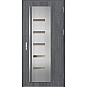 Ocelové vchodové dveře - AMBERG 2 - Dub Antracit, Label Inox Ocelové vchodové dveře ERKADO - AMBERG 2 - Dub Antracit, Label Inox