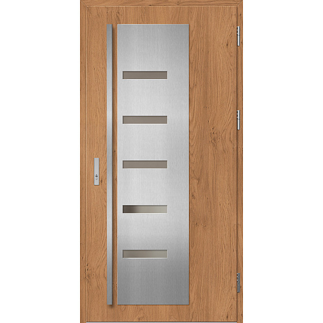 Ocelové vchodové dveře - AMBERG 2 - Winchester, Label Inox Ocelové vchodové dveře ERKADO - AMBERG 2 - Winchester, Label Inox