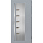 Ocelové vchodové dveře - AMBERG 3 - Šedá, Label Inox Ocelové vchodové dveře ERKADO - AMBERG 3 - Šedá, Label Inox