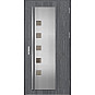 Ocelové vchodové dveře - AMBERG 4 - Dub Antracit, Label Inox Ocelové vchodové dveře ERKADO - AMBERG 4 - Dub Antracit, Label Inox