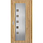 Ocelové vchodové dveře - AMBERG 4 - Dub Natur, Label Inox Ocelové vchodové dveře ERKADO - AMBERG 4 - Dub Natur, Label Inox
