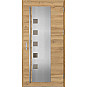 Ocelové vchodové dveře - AMBERG 4 - Dub Natur Příčný, Label Inox Ocelové vchodové dveře ERKADO - AMBERG 4 - Dub Natur Příčný, Label Inox