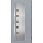 Ocelové vchodové dveře - AMBERG 4 - Šedá, Label Inox Ocelové vchodové dveře ERKADO - AMBERG 4 - Šedá, Label Inox