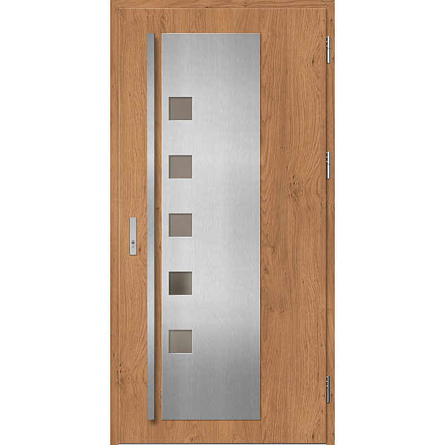 Ocelové vchodové dveře - AMBERG 4 - Winchester, Label Inox Ocelové vchodové dveře ERKADO - AMBERG 4 - Winchester, Label Inox