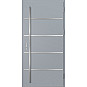 Ocelové vchodové dveře - BIENE 1 - Šedá, Label Inox Ocelové vchodové dveře ERKADO - BIENE 1 - Šedá, Label Inox