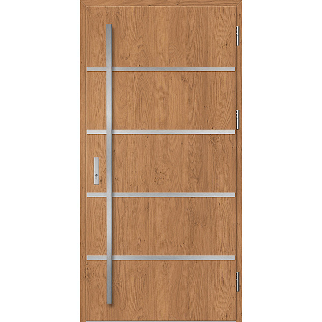 Ocelové vchodové dveře - BIENE 1 - Winchester, Label Inox Ocelové vchodové dveře ERKADO - BIENE 1 - Winchester, Label Inox