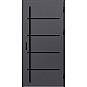 Ocelové vchodové dveře - BIENE 2 - Hladký Antracit, Stamp Black Ocelové vchodové dveře ERKADO - BIENE 2 - Hladký Antracit, Stamp Black