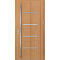 Ocelové vchodové dveře - BIENE 3 - Borovice horská, Label Inox Ocelové vchodové dveře ERKADO - BIENE 3 - Borovice horská, Label Inox