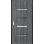 Ocelové vchodové dveře - BIENE 3 - Dub Antracit, Label Inox Ocelové vchodové dveře ERKADO - BIENE 3 - Dub Antracit, Label Inox