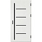 Ocelové vchodové dveře - BIENE 3 - Borovice Bílá, Stamp Black Ocelové vchodové dveře ERKADO - BIENE 3 - Borovice Bílá, Stamp Black