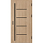 Ocelové vchodové dveře - BIENE 3 - Surový Dub, Stamp Black Ocelové vchodové dveře ERKADO - BIENE 3 - Surový Dub, Stamp Black