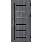 Ocelové vchodové dveře - BIENE 4 - Dub Antracit, Label Black Ocelové vchodové dveře ERKADO - BIENE 4 - Dub Antracit, Label Black