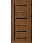 Ocelové vchodové dveře - BIENE 4 - Ořech, Label Black Ocelové vchodové dveře ERKADO - BIENE 4 - Ořech, Label Black