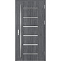 Ocelové vchodové dveře - BIENE 4 - Dub Antracit, Label Inox Ocelové vchodové dveře ERKADO - BIENE 4 - Dub Antracit, Label Inox