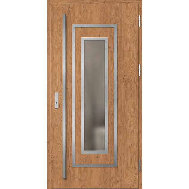 Ocelové vchodové dveře - EBERN 1 - Winchester, Label Inox Ocelové vchodové dveře ERKADO - EBERN 1 - Winchester, Label Inox