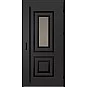 Ocelové vchodové dveře ERKADO - EBERN 2 - Černá, Label Black