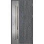 Ocelové vchodové dveře - LANGEN 2 - Dub Antracit, Label Inox Ocelové vchodové dveře ERKADO - LANGEN 2 - Dub Antracit, Label Inox