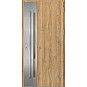 Ocelové vchodové dveře - LANGEN 2 - Dub Natur, Label Inox Ocelové vchodové dveře ERKADO - LANGEN 2 - Dub Natur, Label Inox