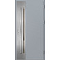 Ocelové vchodové dveře - LANGEN 2 - Šedá, Label Inox Ocelové vchodové dveře ERKADO - LANGEN 2 - Šedá, Label Inox