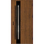 Ocelové vchodové dveře - LANGEN 3 - Ořech, Label Black Ocelové vchodové dveře ERKADO - LANGEN 3 - Ořech, Label Black