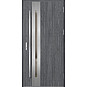 Ocelové vchodové dveře - LANGEN 3 - Dub Antracit, Label Inox Ocelové vchodové dveře ERKADO - LANGEN 3 - Dub Antracit, Label Inox