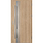 Ocelové vchodové dveře - LANGEN 5 - Surový Dub, Label Inox Ocelové vchodové dveře ERKADO - LANGEN 5 - Surový Dub, Label Inox