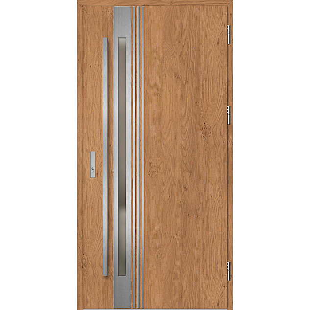 Ocelové vchodové dveře - LANGEN 5 - Winchester, Label Inox Ocelové vchodové dveře ERKADO - LANGEN 5 - Winchester, Label Inox