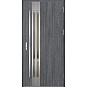 Ocelové vchodové dveře - LEIMEN 1 - Dub Antracit, Label Inox Ocelové vchodové dveře ERKADO - LEIMEN 1 - Dub Antracit, Label Inox